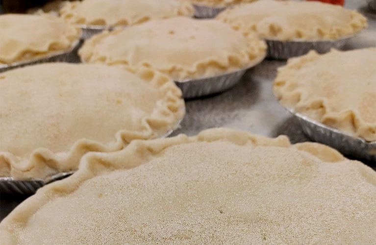 Our pies are made fresh in store to ensure the amazing taste of our Willcox grown ingredients!