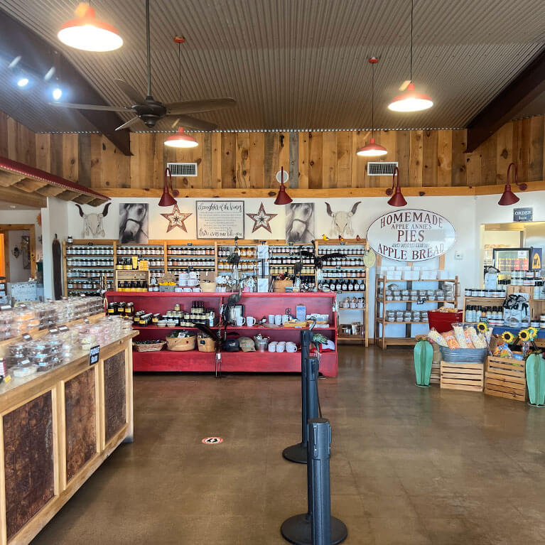 Stop by our Country Store year round for amazing gifts, jar goods, bakery items, and lunchtime favorites!