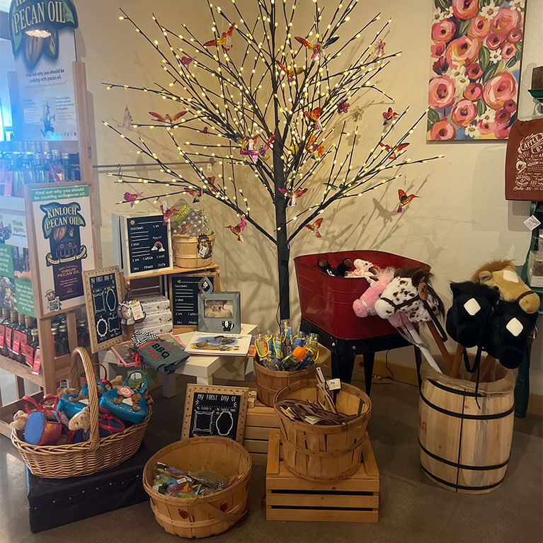 Shop our Country Store for great gifts, farm goods, and festive decor!